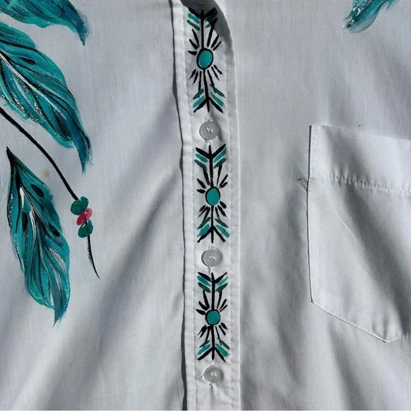 Woman’s vintage Wintex long sleeve cowgirl shirt Size 15.5/33 - Picture 4 of 10